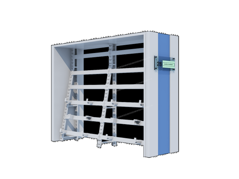 自然博物館斜塔式儲(chǔ)藏架柜